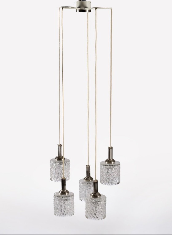 Image 1 of Mid Century Kronleuchter 1970er Jahre