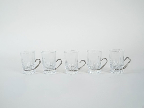 Image 1 of Teegläser-Set, italienisches Design, 1970er Jahre, hergestellt in Italien