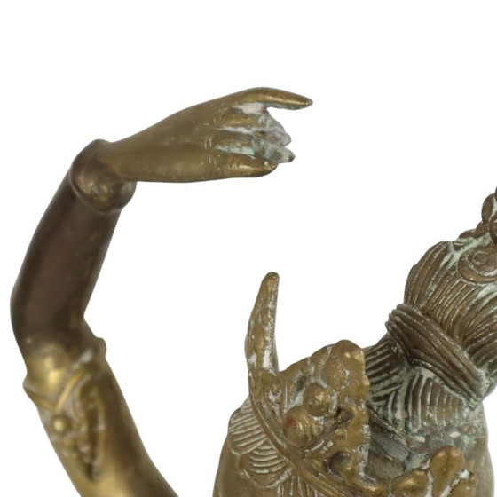 Grande statua di Mayadevi in ​​ottone, Madre di Buddha, 52 cm – Sculture, Brass (photo 8 of 14)