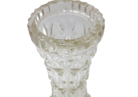 Image 1 of Vintage heldere glazen vaas