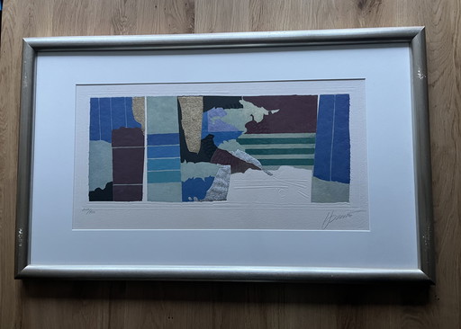 Due opere d'arte, cornice danneggiata