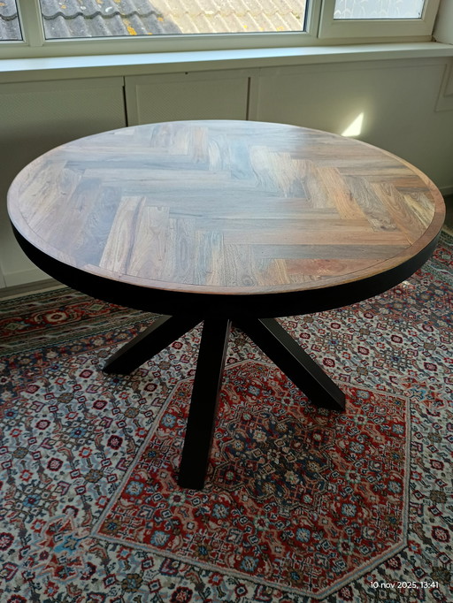 table à manger en bois de manguier