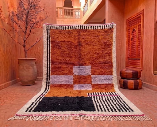 Handmade Traditional Beni Ourain Rug size 1.5/2.5 m