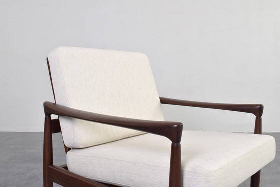 Image 1 of Mid-Century Teak Kolding Lounge Chair by Erik Wørts for IKEA, 1960s