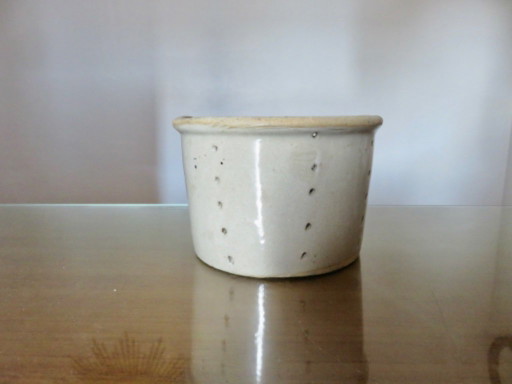 Stampo per formaggio antico XXL in gres smaltato, 1900 – decoratieve objecten, Ceramic