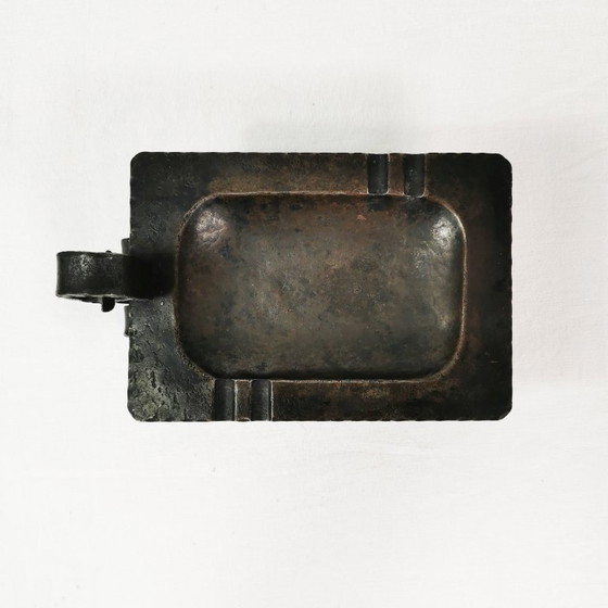 Handgeschmiedeter Aschenbecher im brutalistischen Stil, Belgien, 1960er Jahre – Dekorative Objekte, Iron (photo 4 of 10)