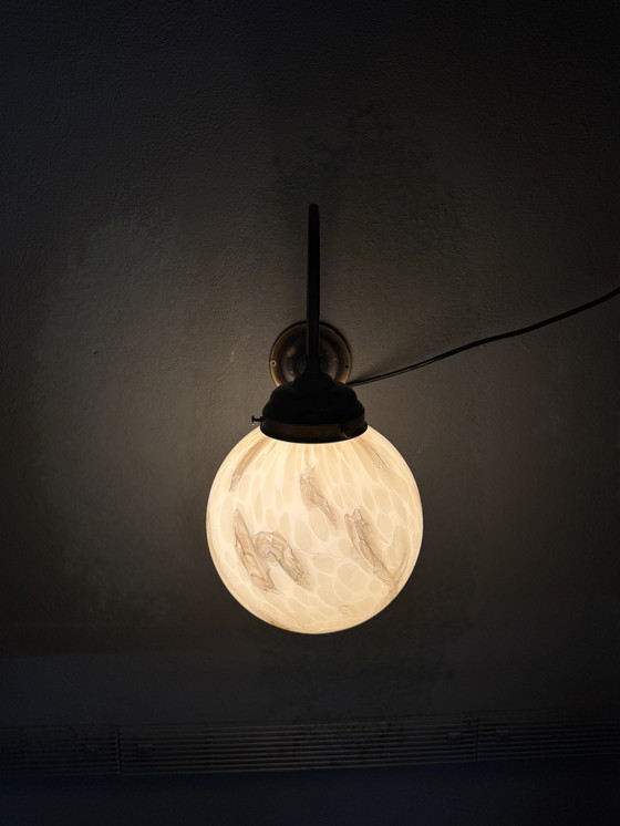 Image 1 of Suggestiva lampada da parete vintage marmorizzata di AGI Verlichting (Almelo)