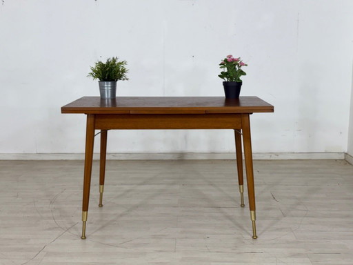 Mid Century Table à manger Table de salon à rallonges en bois Table de cuisine Dinning table Vintage