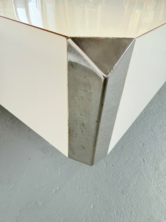 Image 1 of Tavolino da caffè Willy Rizzo, serie Alveo.