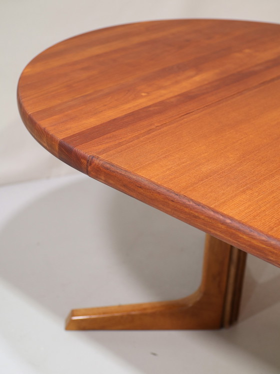 Image 1 of Round Dining Table Extendable Gudme Teak Danish