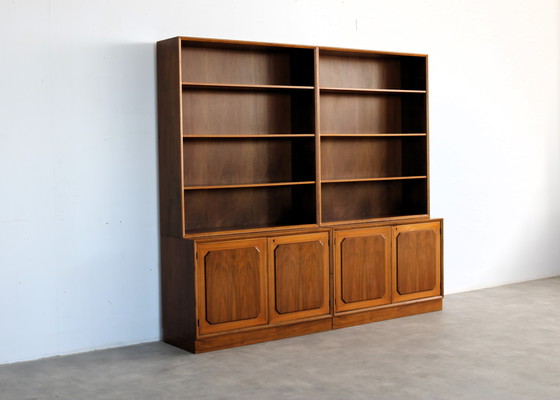 Image 1 of 1x libreria svedese vintage con spazio di archiviazione