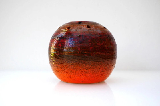 Image 1 of Mid-century art pottery vase in ceramic from Tilgmans