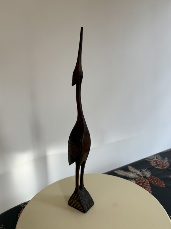 Image 1 of Uccello in legno anni settanta