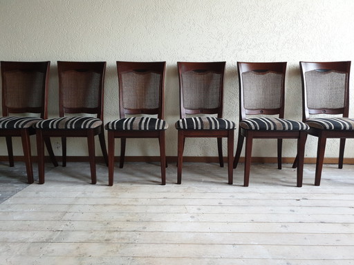 6 Bannink Jugendstil Eetkamer Stoelen