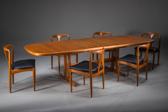 Image 1 of  Danish Modern Extendable Teak Dining Table from Glostrup, 1960s