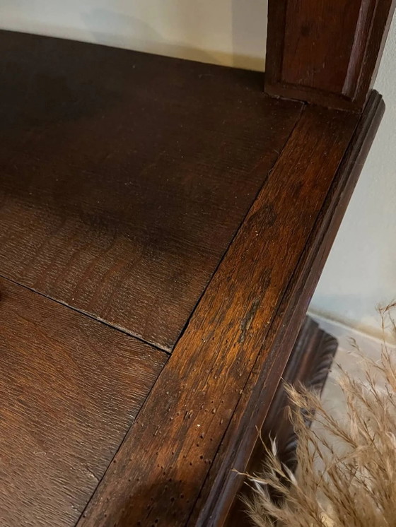 Konsole oder gedrehter Beistelltisch aus Holz – Konsolen, Marble, Wood (photo 12 of 21)