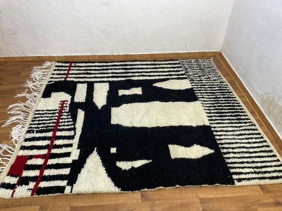 Grand tapis bjaad fait main 300cm x 200cm – Wool (photo 4 of 10)