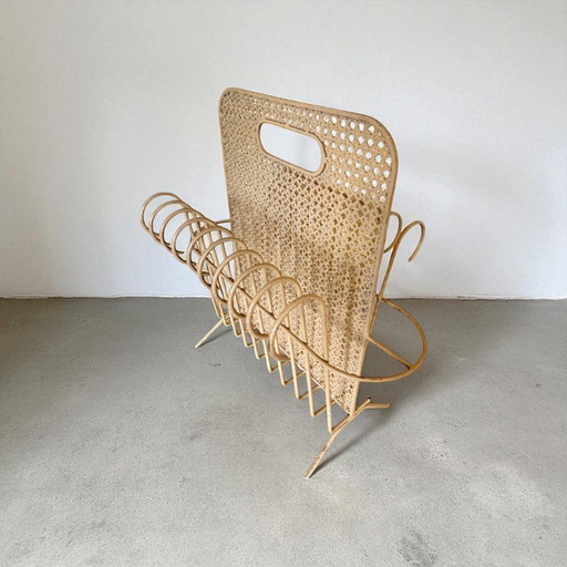 Mathieu Matégot, "Cap d'Agde" magazine rack, France circa 1953-55