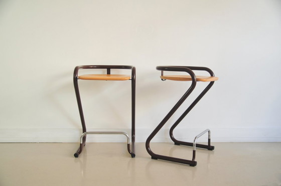 Image 1 of set x2 tabourets de bar Börge Lindau & Bo Lindekrantz