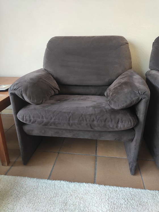 Image 1 of Combinazione lounge Leolux in Alcantara marrone scuro