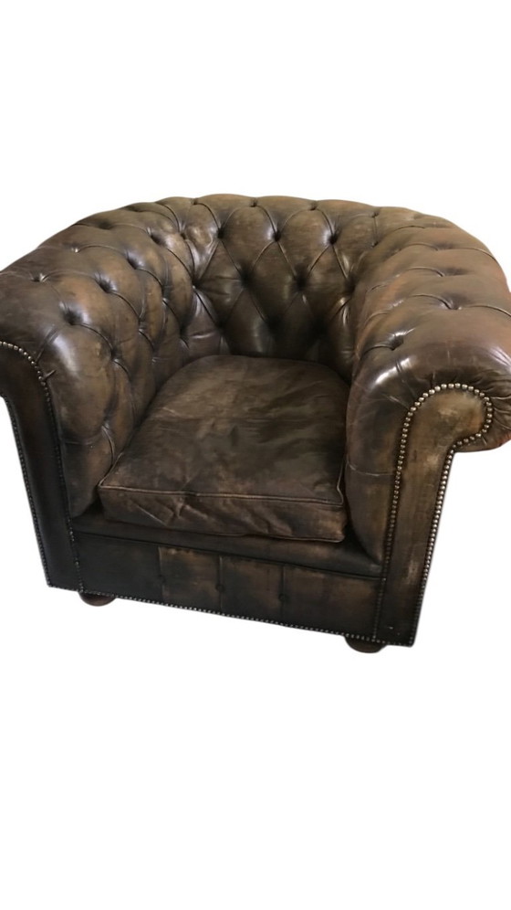 Image 1 of Vintage Chesterfield Cub armchair