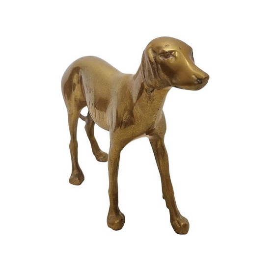 Cane da Caccia Francese Vintage in Ottone – Regali, Brass (photo 7 of 7)