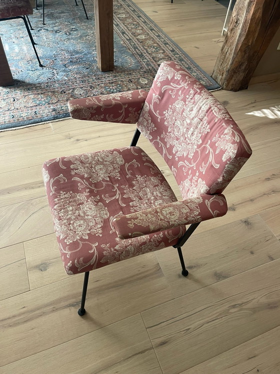 8x Gispen chairs – Dining chairs, Metal, Textile (photo 4 of 7)