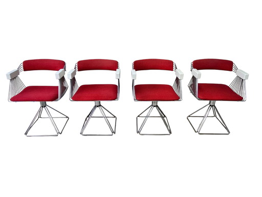 Delta Chairs by Rudi Verelst for Novalux, 1974