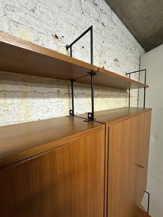 Image 1 of Vintage Omnia wandmeubel uit 1960