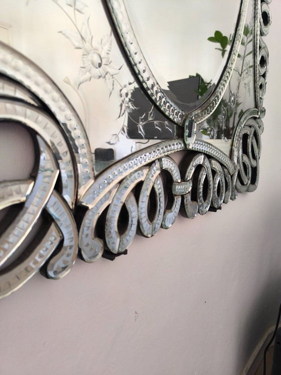 Venetian-style mirror, Glass, Grey (photo 2 of 5)
