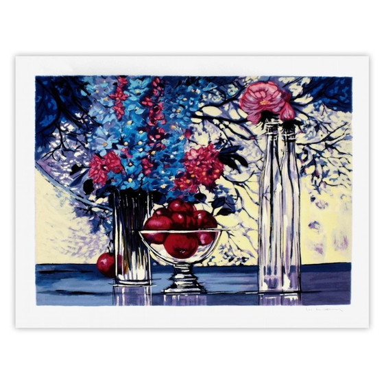 Image 1 of MICHEL-HENRY Pommes et fleurs Serigrafia firmata 2000