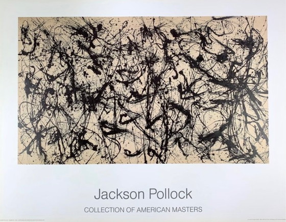 Image 1 of Jackson Pollock: "Number 32, 1950." Published by Achenbach Art Editions.