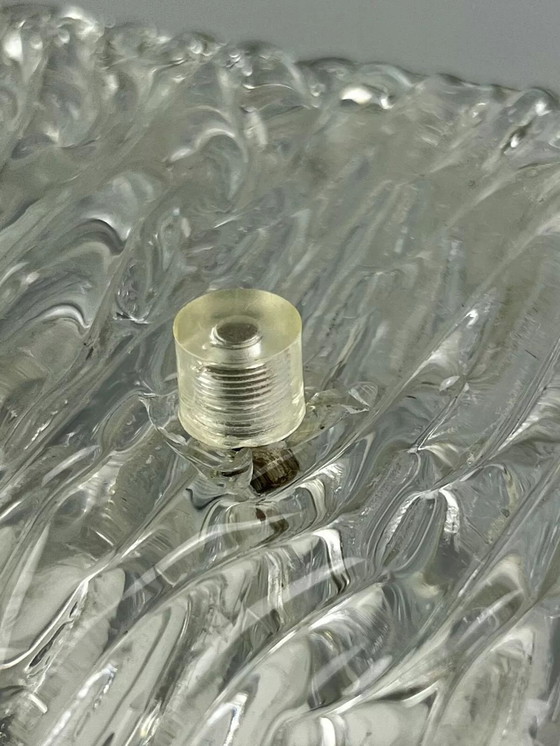 Image 1 of Lámpara de techo de los años 60 Plafoniere Kalmar Franken Ice Glass Design