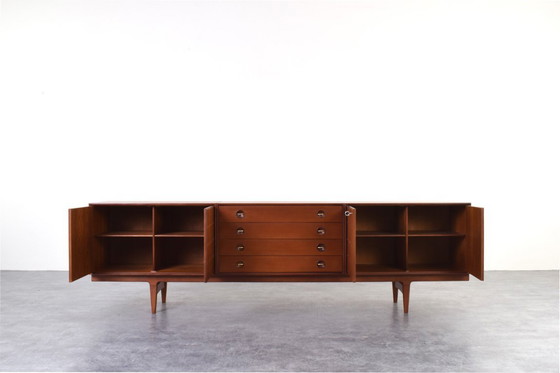 Image 1 of Mid-Century Teak Sideboard by Rolf Rastad & Adolf Relling for Gustav Bahus