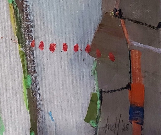 Acryl mixed media - Cliff