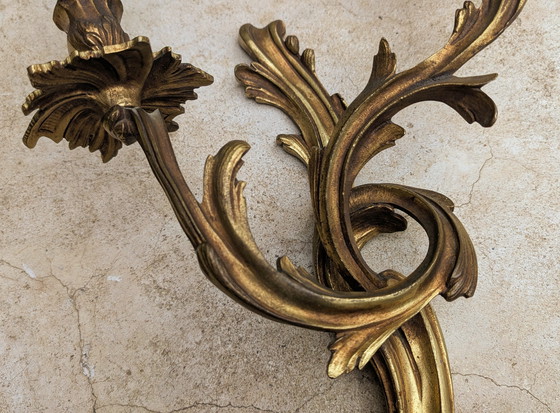 Image 1 of Set di lampade da parete barocche Art Nouveau