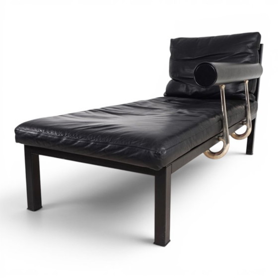 Image 1 of B&B Italia Baisity leren chaise longue/ligbed van Antonio Citterio, 1980