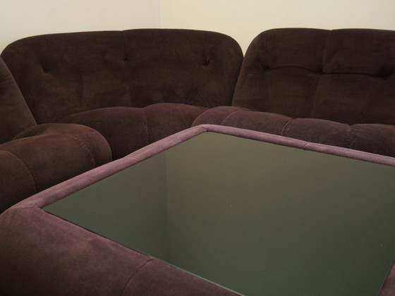 Image 1 of Ensemble de salon, design italien, années 1970, designer : Rino Maturi, fabricant : Mimo Padova