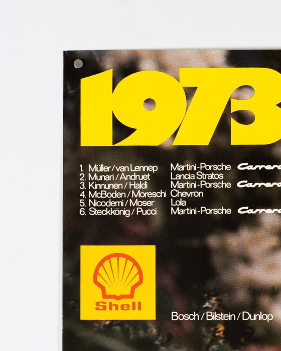 Image 1 of Winnaar Targa Florio – 1973 – Originele vintage Porsche-poster van Atelier Strenger – Vintage – 102x76 cm