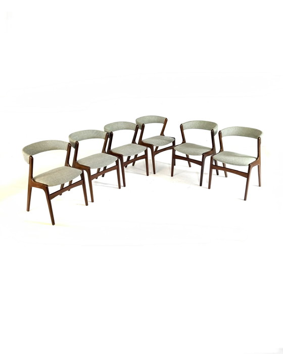 Image 1 of 6x sedia da fuoco modello vintage n. 68, Andersstrup Møbelfabrik '60