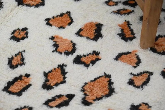 Alfombra bereber única hecha a mano decorada 200cmx300cm – Wool, Bohemian (photo 3 of 7)