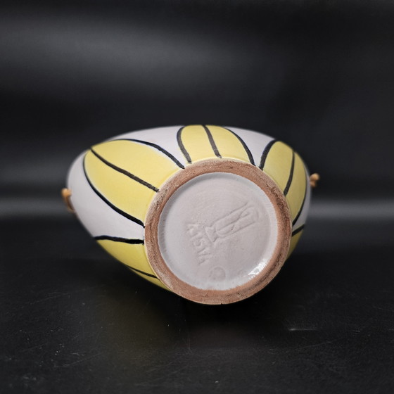 Image 1 of Steuler Ceramics Plant Pot/Planter/Bowl/Candy Dish with Handle, Retro Vintage 50s/60s