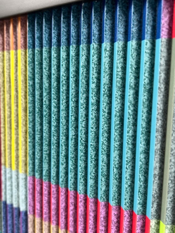 Image 1 of Lena László pour Studio Exactly, Relief lenticulaire/3D sur plaque d'aluminium avec laminage, « 210 formes géométriques », é