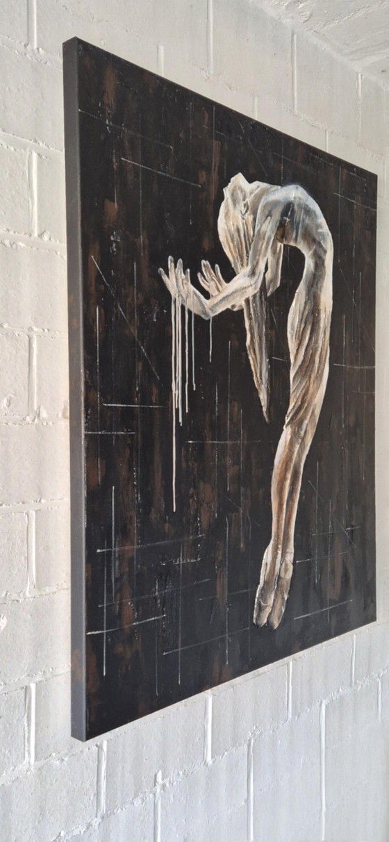 Weightless Surrender - Acrylic On Linen Canvas – Paintings & Drawings (photo 4 of 8)