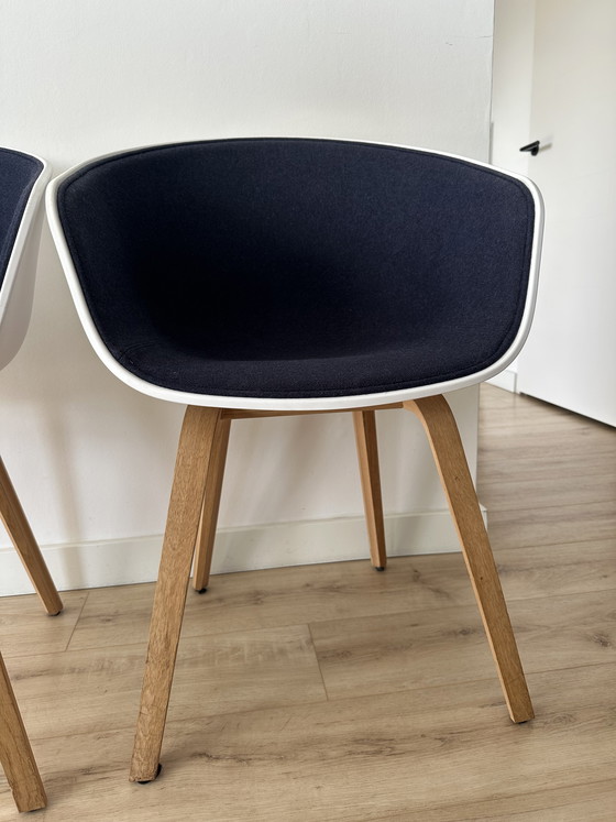 Image 1 of 8x Hay About A Chair blanc et rembourré