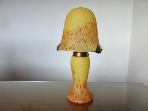 Image 1 of Pilzlampe Aus Glaspaste