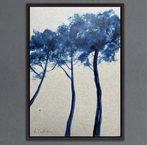 Artist's sketch on cardboard 21x15cm