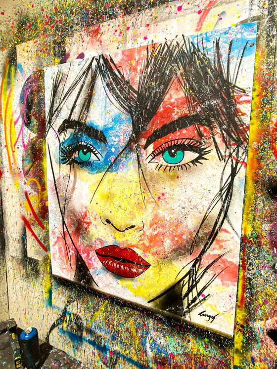 Image 1 of GONGAS - Addicted - Artist canvas