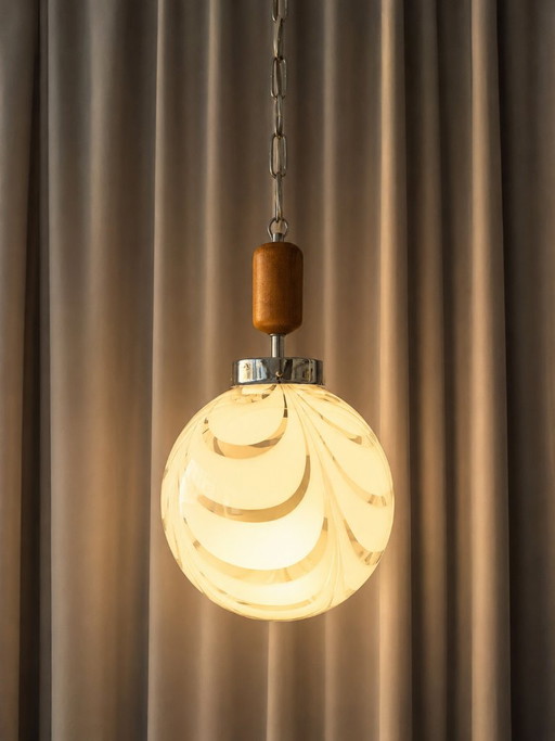 Vintage Murano Glass Pendant Lamp – 1970s – hanglampen (photo 2 of 18)