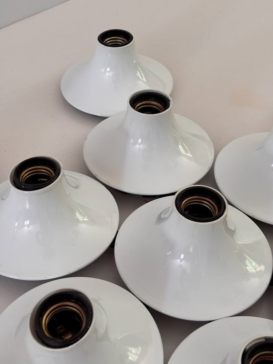 Image 1 of Komposition aus 13 Teti Vico Magistretti Wandleuchten für Artemide, 1970, ABS Space Age
